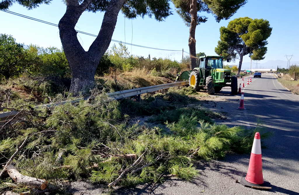 Fomento mejora la visibilidad y drenaje en 1.480 kilmetros de mrgenes de carreteras regionales 